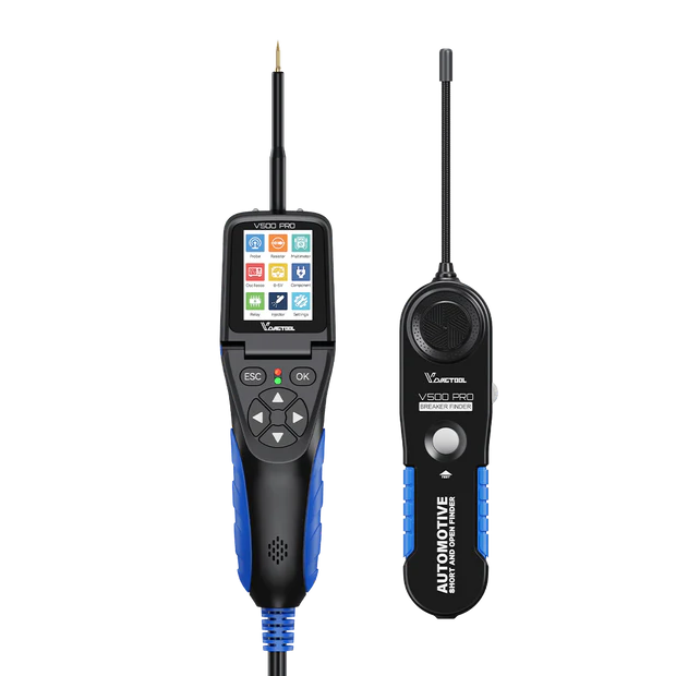 VDIAGTOOL V500 Pro 2-in-1 Automotive Circuit Tester | Smart Power Probe with Oscilloscope, Multimeter, Relay & Injector Test, Wire Tracer, 9–30V - ACARTOOL