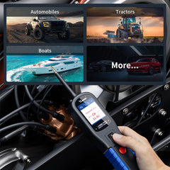 VDIAGTOOL V200 Power Circuit Probe Kit – Automotive Circuit Tester for 12V/24V Vehicles, AC/DC Voltage, Resistance, Diode, Relay &amp; Fuse Test, 40FT Cable - ACARTOOL