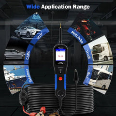 VDIAGTOOL V200 Power Circuit Probe Kit – Automotive Circuit Tester for 12V/24V Vehicles, AC/DC Voltage, Resistance, Diode, Relay &amp; Fuse Test, 40FT Cable - ACARTOOL