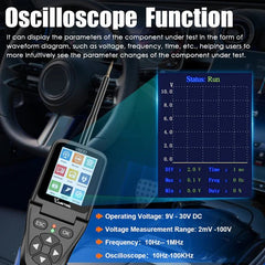 VDIAGTOOL V500 6-in-1 Automotive Power Probe Circuit Tester Kit – Oscilloscope, Multimeter, Fuel Injector & Relay/Fuse Diagnostic Tool for 9–30V Vehicles - ACARTOOL
