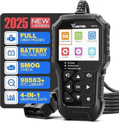 2025 VDIAGTOOL VD30 Pro OBD2 Scanner – All-in-One Code Reader with Live Data, Battery Test, and CEL Reset
