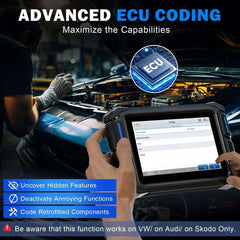 VDIAGTOOL VD70 Bi-Directional Scanner – ECU Coding, 36+ Reset Services, CAN FD & DoIP, Full System Diagnostics, 3 Years Free Updates