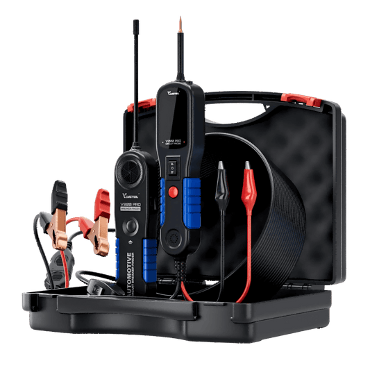 VDIAGTOOL V200 Pro Circuit Probe & Power Tester – 12V/24V Automotive Electrical Diagnostic Tool with Breaker Finder, Wire Tracer & 30PCS Back Probe Kit - ACARTOOL