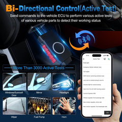 VIDENT iSmartDiag510 Pro OBD2 Scanner – Full System Diagnostics, 28+ Resets, Bluetooth, CAN FD & DoIP, Lifetime Free Updates - OBD2 Scanner