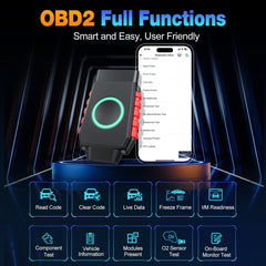 VIDENT iSmartDiag510 Pro OBD2 Scanner – Full System Diagnostics, 28+ Resets, Bluetooth, CAN FD & DoIP, Lifetime Free Updates - OBD2 Scanner