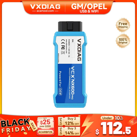 VXDIAG VCX NANO for GM – WiFi & USB | 2000–2025 All - System OBD2 Diagnostic & Programming Tool - Vehicle - specific diagnostic tool