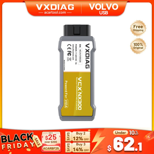 VXDIAG VCX NANO for Volvo 2014D | Full VIDA Support, Coding & Key Programming Tool (USB) - Vehicle - specific diagnostic tool