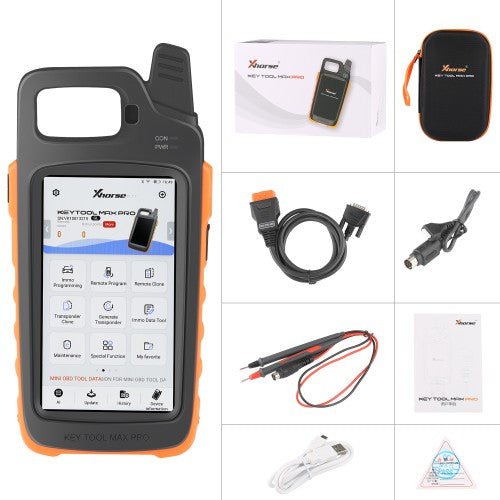 Xhorse VVDI Key Tool Max Pro | All-in-One Key Programmer with CAN FD, Voltage Test & BMW/Toyota IMMO Support.
