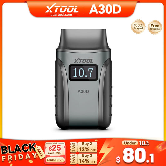 XTOOL A30D Bluetooth OBD2 Scanner Black Friday Deal