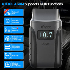 XTOOL A30M V2.0 OBD2 Scanner – Full System Diagnostics, Bi-Directional Control, 26+ Reset Functions, FCA AutoAuth, CAN FD, Lifetime Free Updates