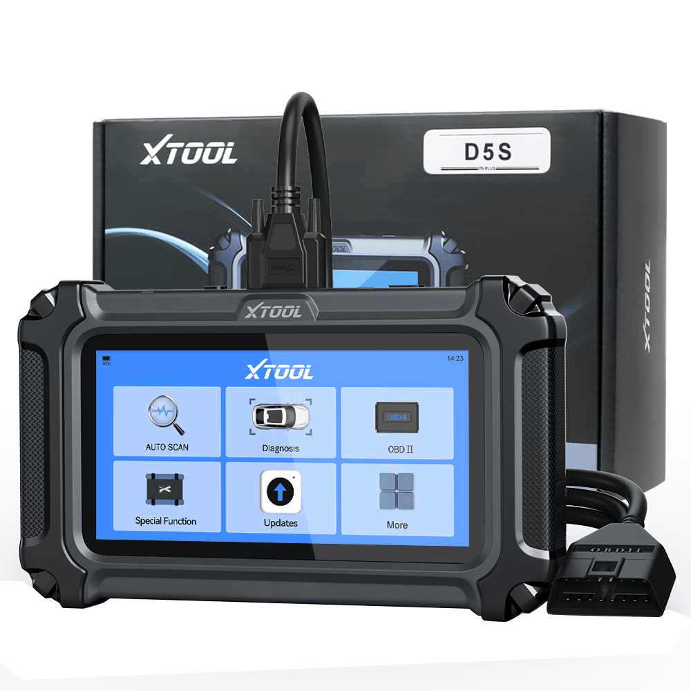 XTOOL D5S OBD2 Automotive Diagnostic Tool – 16+ Service Functions, CAN FD & FCA Support, Free Lifetime Update - ACARTOOL