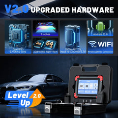 XTOOL D7BT Bluetooth OBD2 Scanner – Bi - Directional Automotive Diagnostic Scanner with ECU Coding & Key Programming - Auto Diagnostic Tool