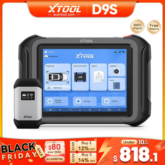 Xtool D9S Obd2 Scanner Black Flash Sale