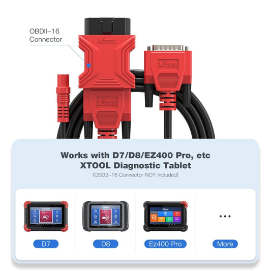 XTOOL DB15 Main Cable & OBDⅡ-16 Adapter Set.