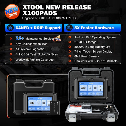 XTOOL NEW RELEASE X100PADS Upgrade of X100 PAD/X100PAD PLUS